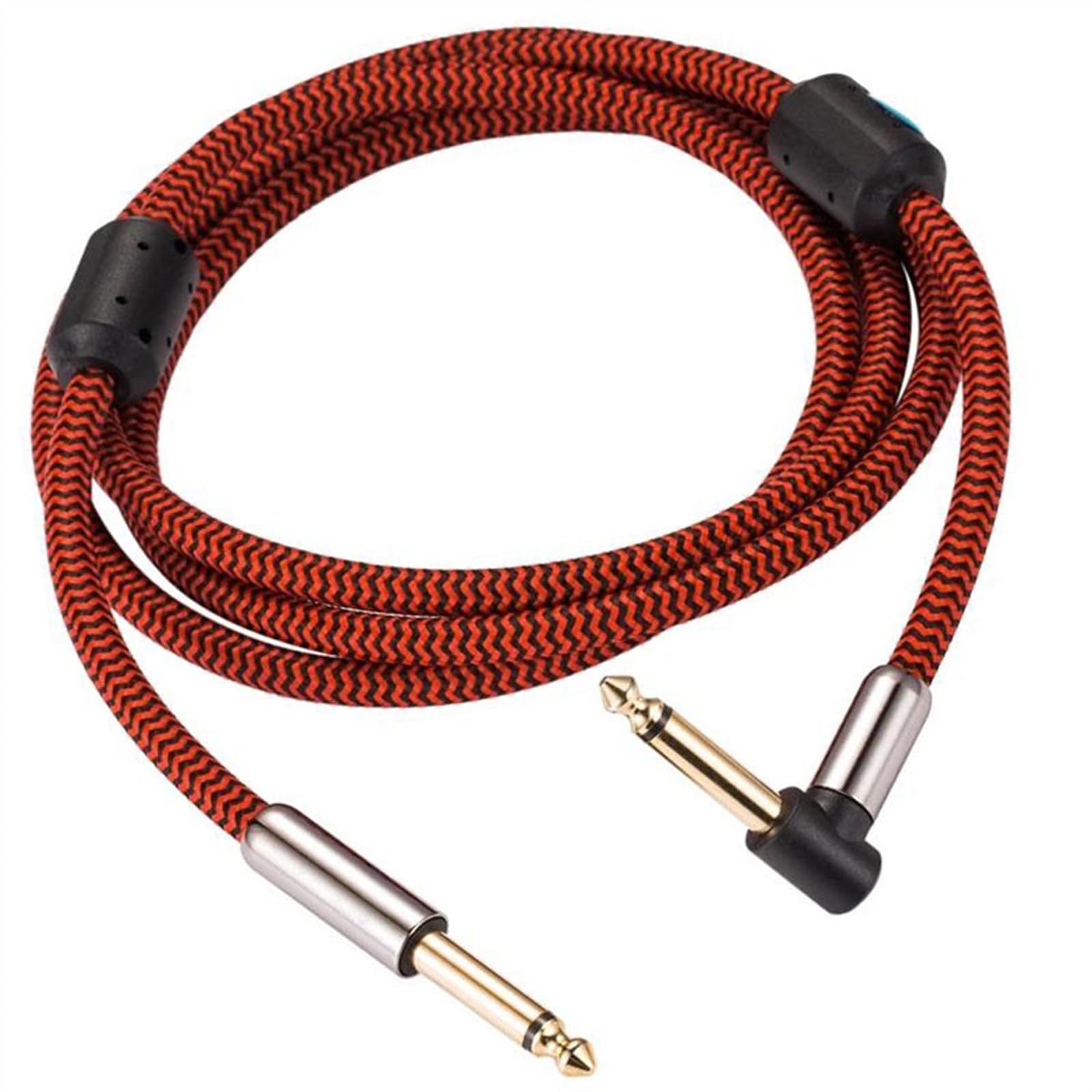 Cables para instrumentos Cable De Guitarra De 1/4 De Pulgada Con Conector TS De 6,35 Mm Macho A Macho Para Teclado Electrónico, Micrófono, Cable De Instrumento(1.5meter)