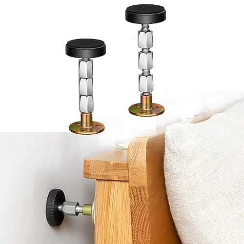 Krisler Adjustable Threaded Bed Frame Anti-Shake Tool, Headboard Stoppers, Bedside