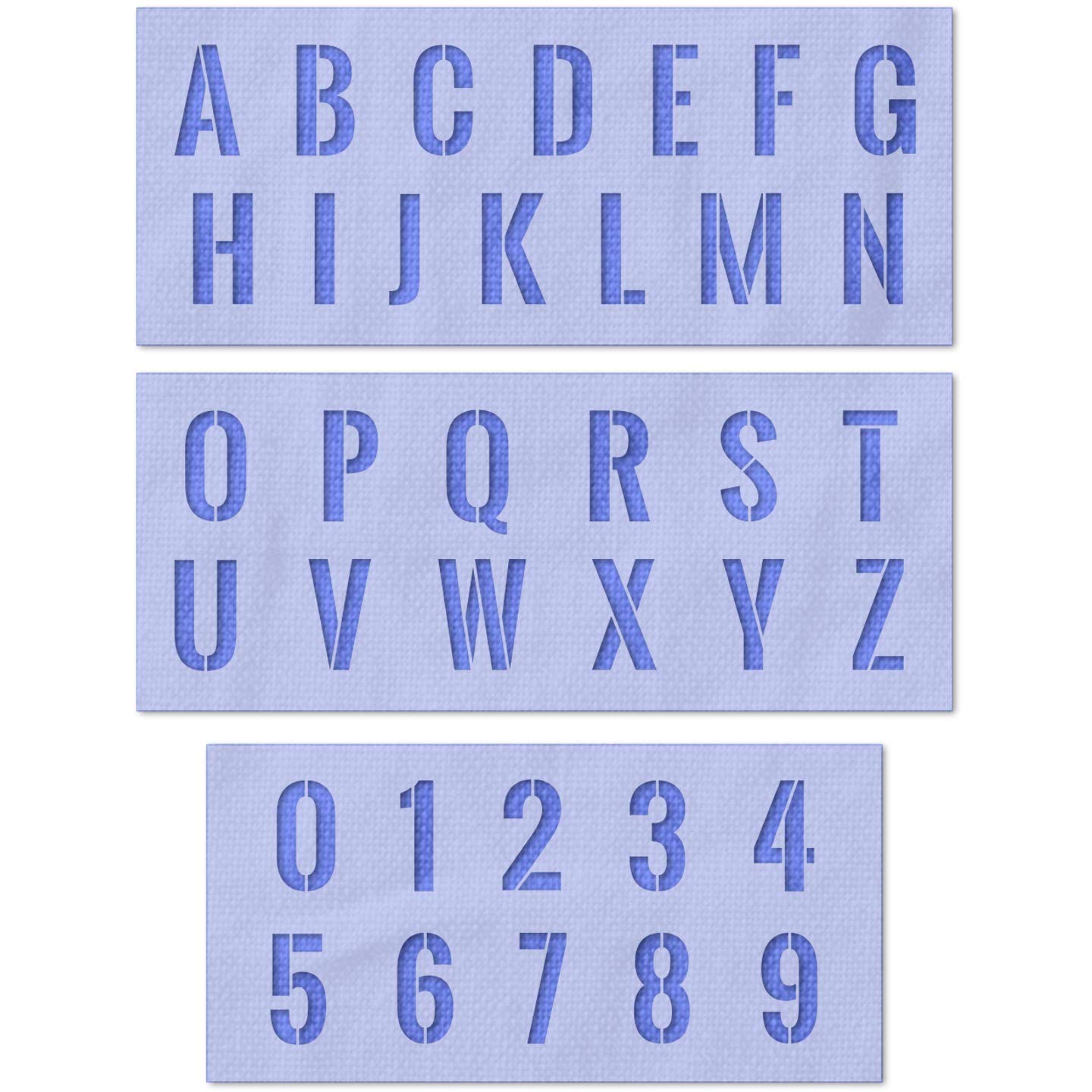 Buy Stencil Stop Alphabet Letters and Numbers Stencil Set Modern