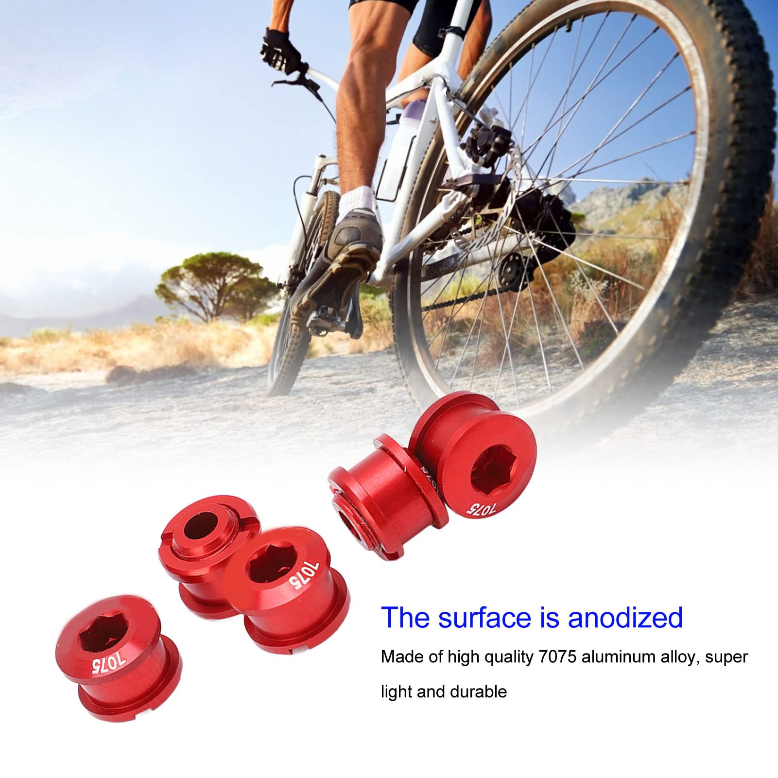 Lot De 5 Boulons De Plateau En Alliage D'aluminium Pour Pédalier