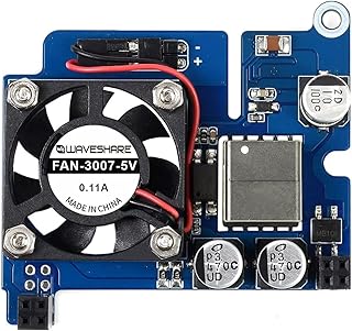 waveshare PoE HAT for Raspberry Pi 4 B/3 B+,Power Over Ethernet HAT (D) with Fan,Support IEEE 802.3af Network,Compatible with Raspberry Pi Official 4B Case