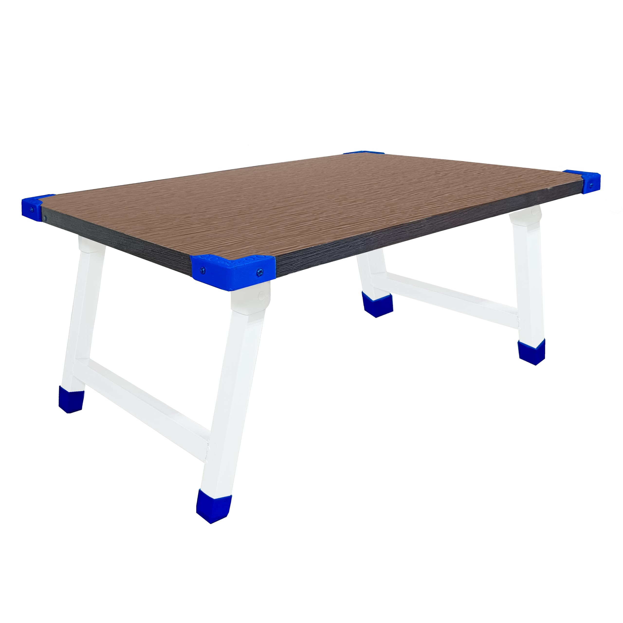 Eduway® Heavy Duty Foldable Wooden Laptop Table – Multipurpose Bed Table for Study, Work from Home, Eating, Reading | Portable Non-Adjustable Desk for Students, Kids| Perfect for Home, Office- Brown.-image-21