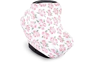 Little Treasure Unisex Baby Multi-use Car Seat Canopy with UPF 50+ Sun Protection