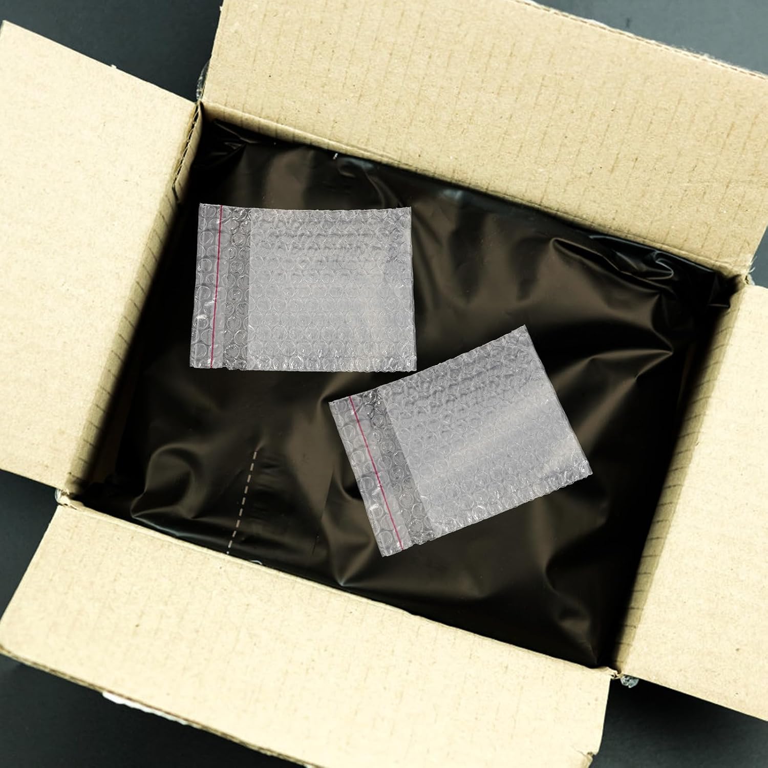 TIDTALEO Double Layer Pe Bubble Pouches with Self-sealing Closure for Shockproof Shipping and Sturdy Cushioning Protection in Packing and Moving