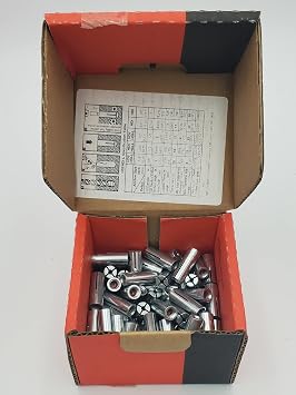 HILTI 100 pack HDV 1/4 Drop in Anchor, Steel, Zinc-plated, Internal thread size 1/4 in, Fastener Type Alloy Steel, Finish Type Plated