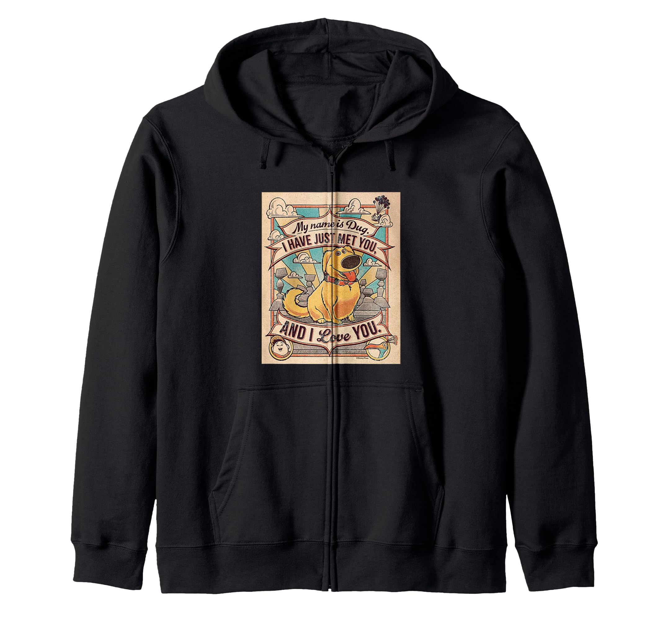 Sweat à capuche Disney Pixar Up Dug pour fan de cinéma