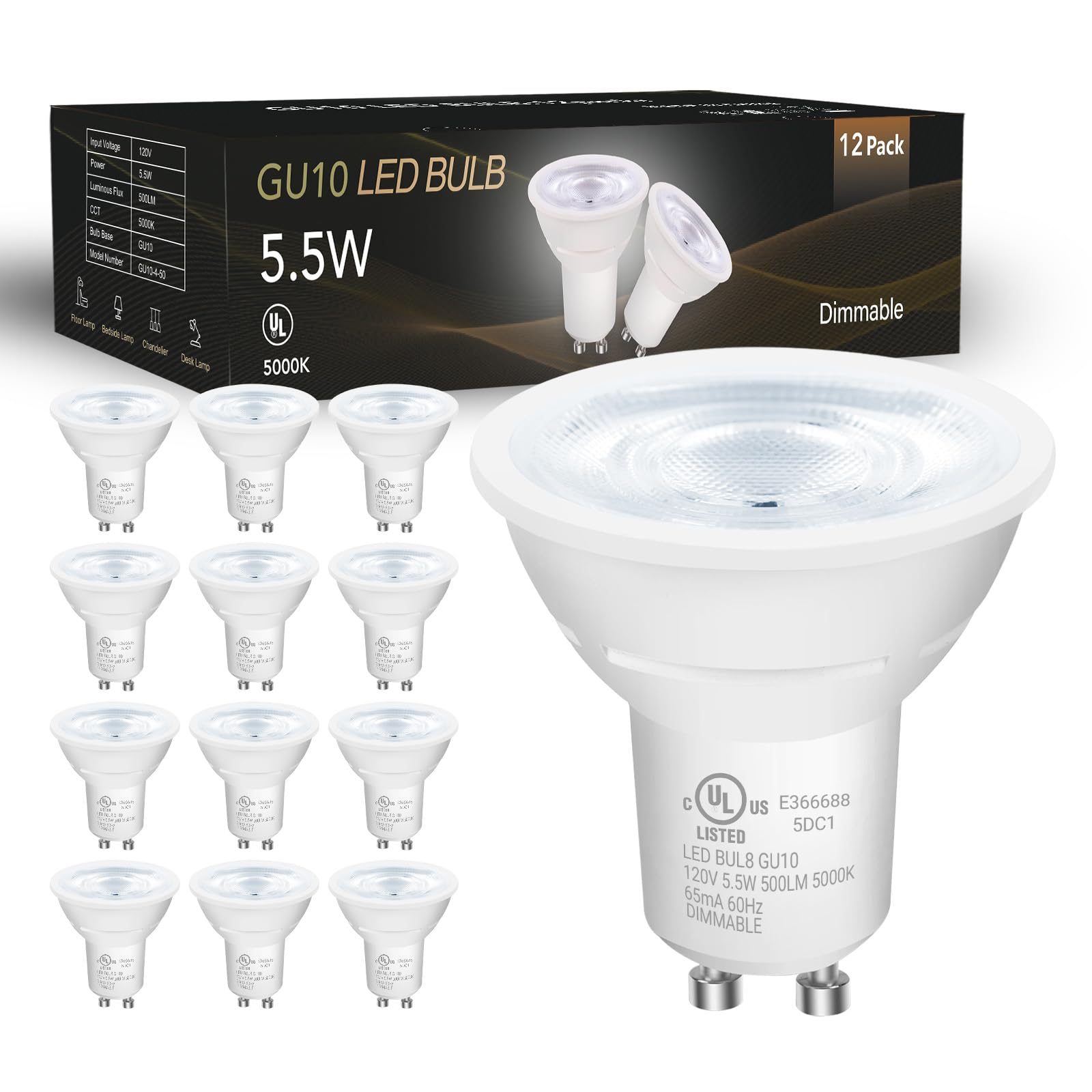 DAYBETTER GU10 LED Light Bulbs