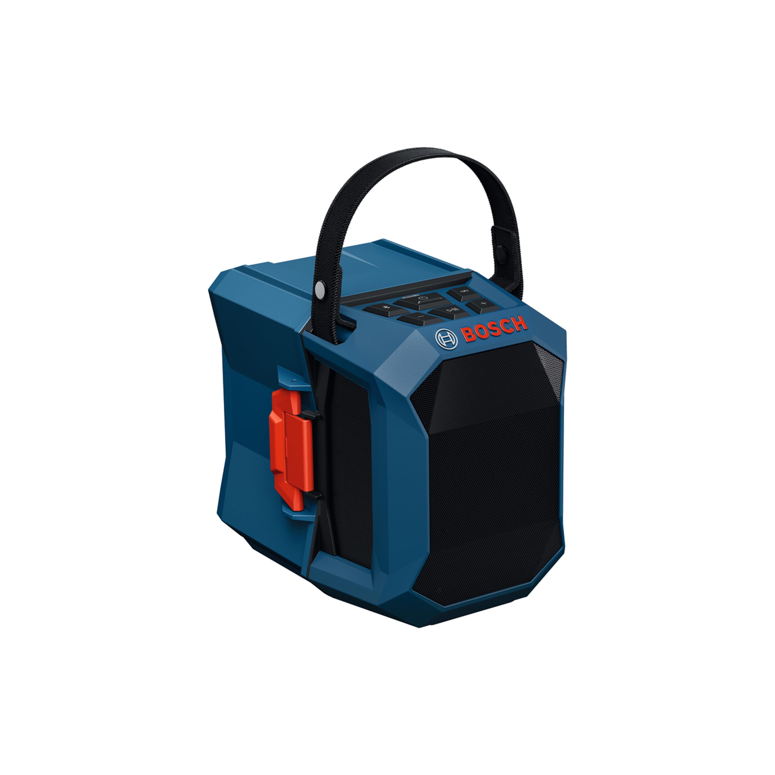 Bosch Professional Blue 18V System Cordless Tooth Speaker Gpb 18V-1 C + Cover, Without Battery/Charger