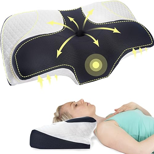 Almohada cervical de espuma viscoelástica