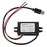AITRIP 1PCS DC 12V to 5V 3A 15W Buck Converter, Step Down Voltage Regulator,USB Type-C Waterproof Power Adapter for Raspberry Pi 4, Phone, Car