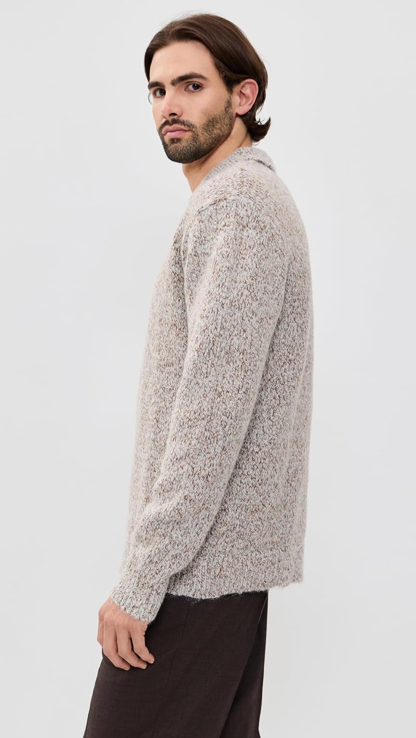 RHYTHM Men's Kinetic Collared Knit Sweater - Image 4