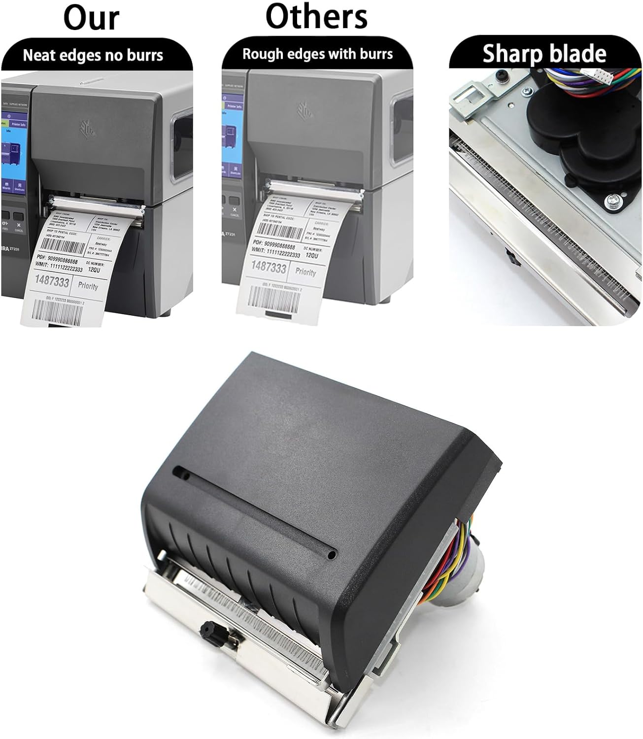 P1123335-041 Kit Cutter Option for Zebra ZT231 ZT211 ZT111 Thermal Barcode Label Printer All dpi Genuine