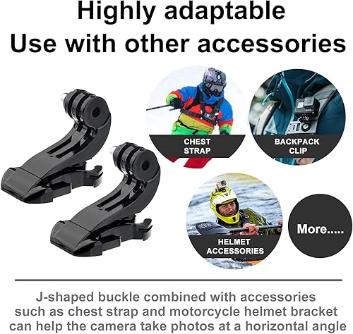 Miniatura 7 de Adecuado para la serie de accesorios de cámara GOPRO (montaje de hebilla de gancho J)