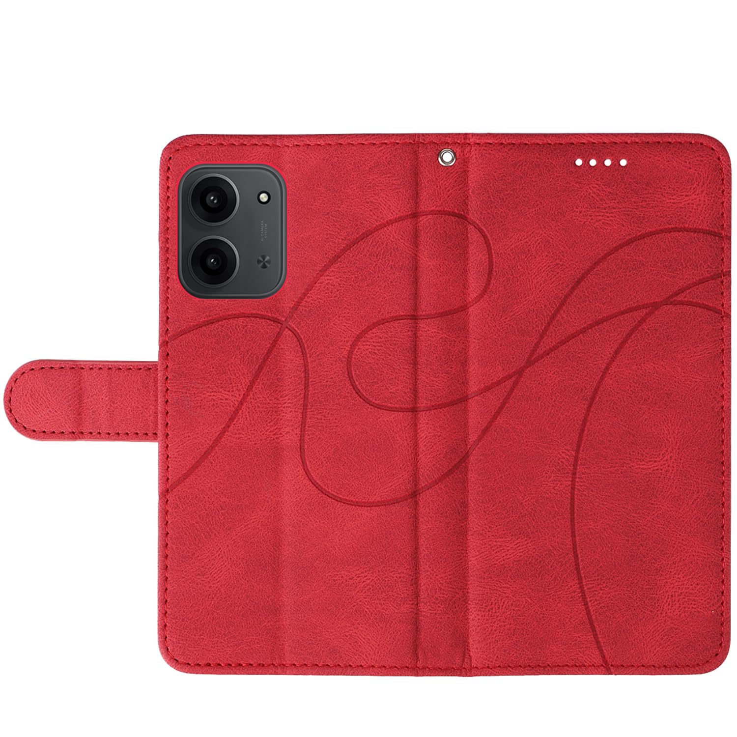 Binandteam Coque Pour Xiaomi Redmi 15C 4G / 5G Avec Verre Trempé,Housse En Cuir PU Porte Carte Portefeuille, Etui De Protection à Rabat Magnétique,Pochette Fermeture Anti-Choc - Bleu