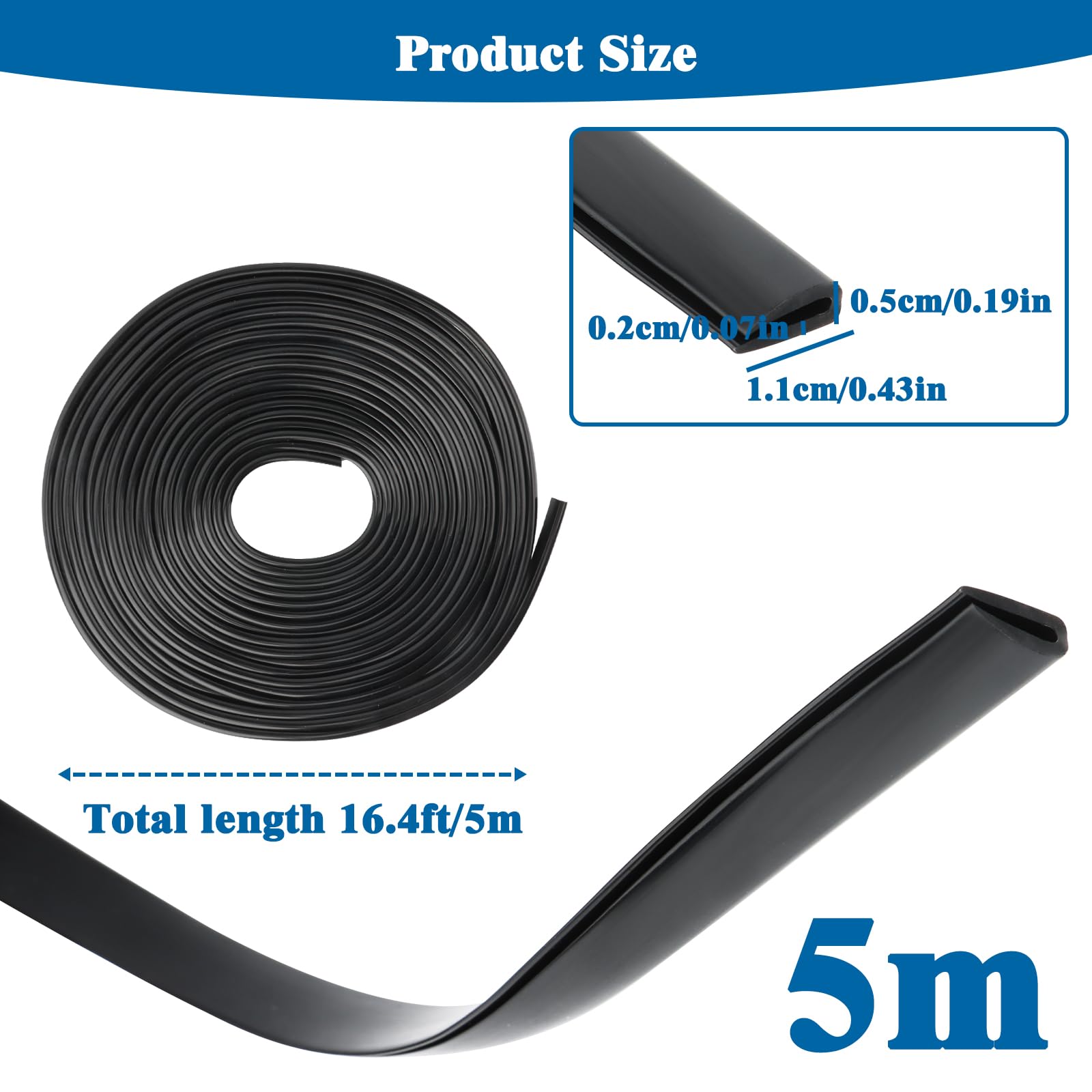 Paracolpi Portiere Auto 5M Romon - Gomma Senza Colla Per Auto, SUV E Camion - Foto 12