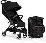 Poussette compacte Silver Cross Clic - Poussette de voyage légère pour nouveau-né à tout-petit (naissance à 25 kg), pliage d'une main, siège inclinable, approuvée pour cabine d'avion, auvent UPF50+