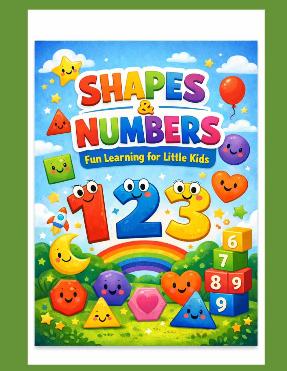 Lets color shapand numbers