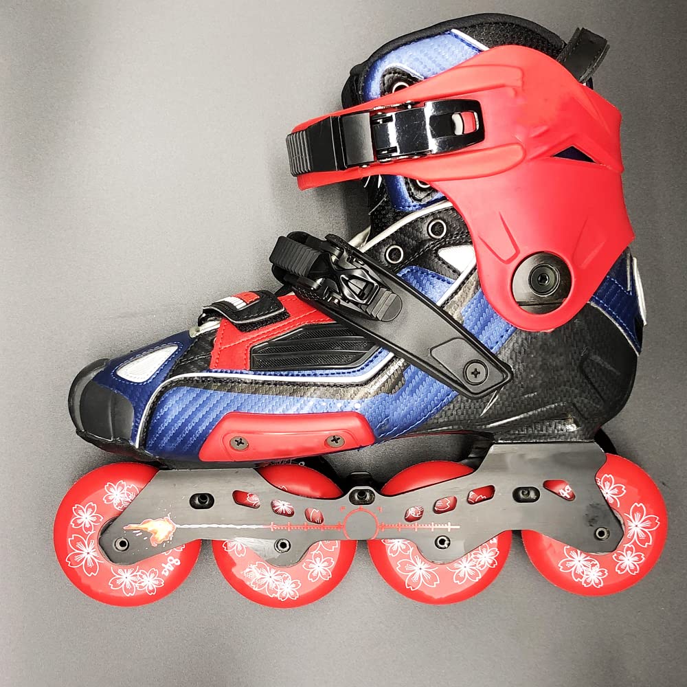 Generico Rotelle per Pattini in Linea Esterno Interno Ruote di Ricambio per Skate in Linea Pattinaggio Ruote per Pattini A Rotelle Senza Cuscinetti da 72 mm/76 mm/80 mm 84A
