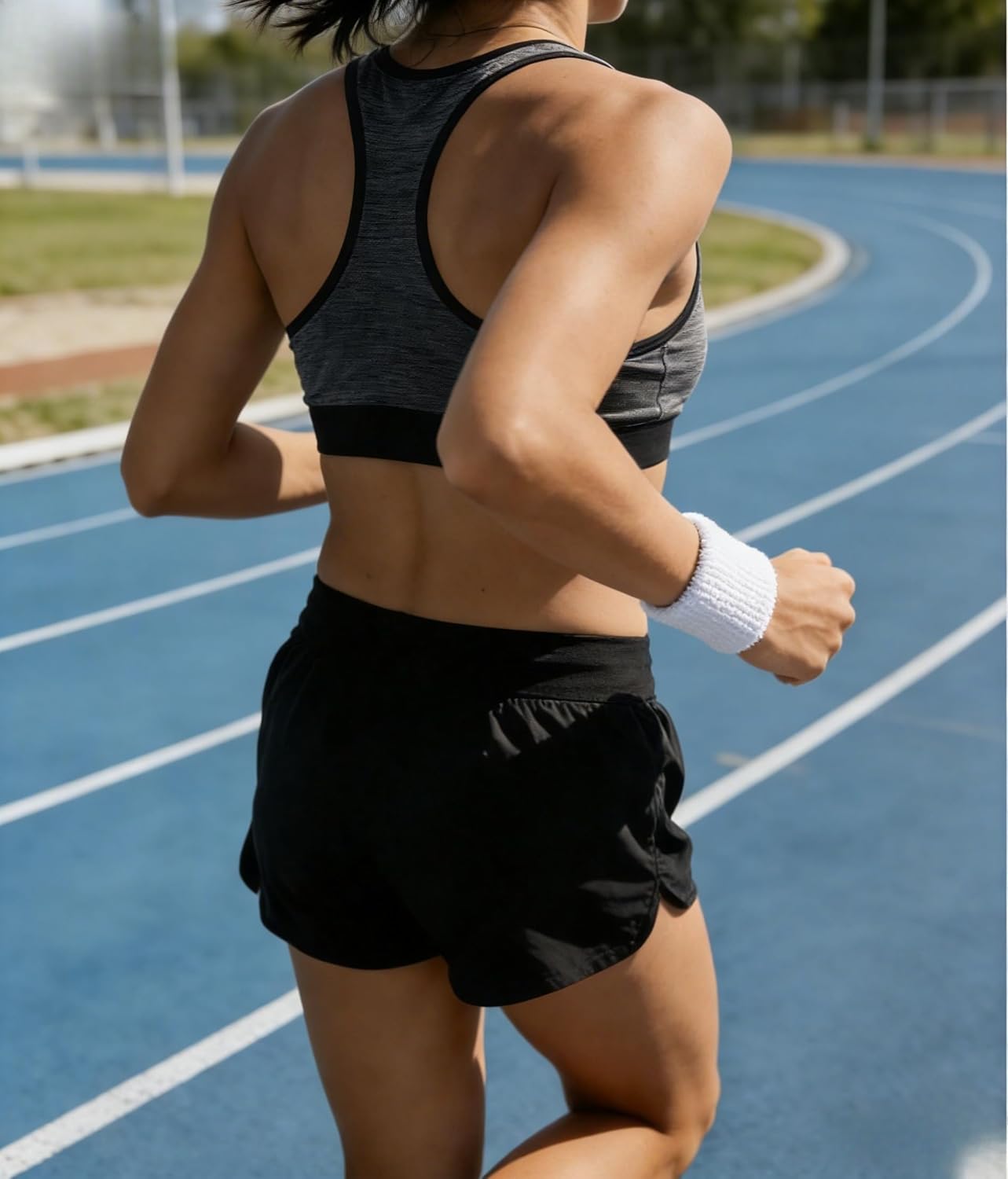 Six-Pack Sports Sweat-Absorbing Cotton Wristbands, Suitable for Basketball and Badminton, Fitness, Running, Sprain Protection, and Joint Towel Wristbands