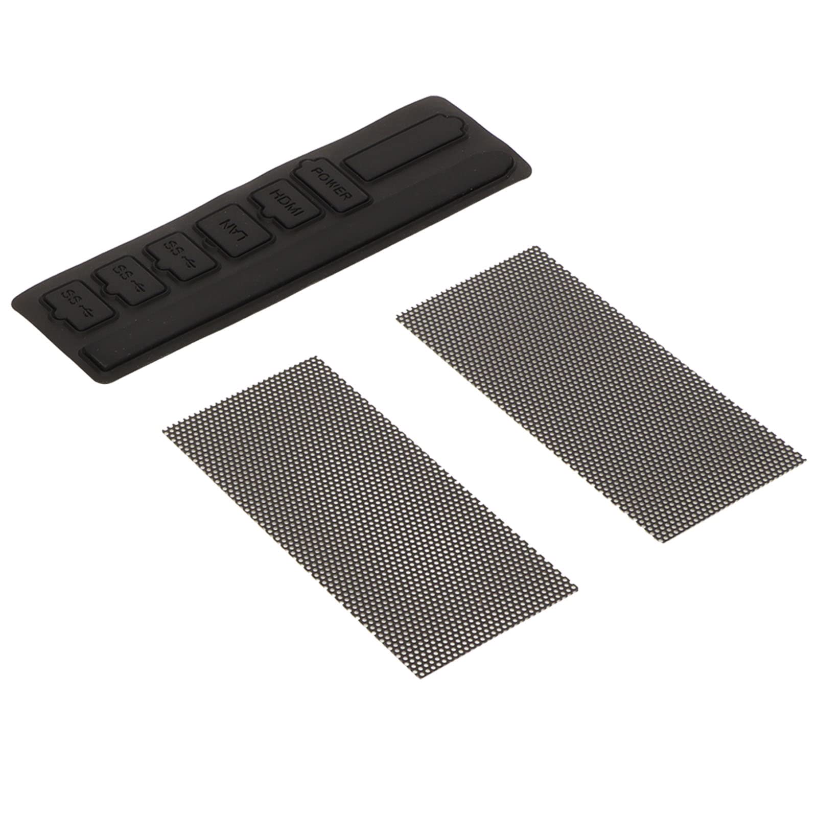 Filtro Antipolvere, Filtro Antipolvere di Ricambio per Series X, 8 Tappi Antipolvere, 4 Set di Reti in PVC, Filtro a Rete Antipolvere Ventilato per Console di Gioco