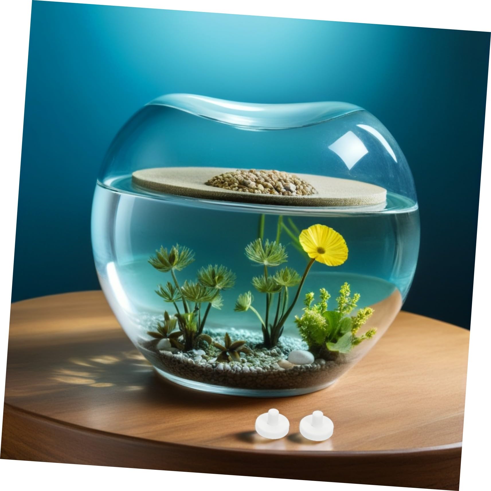 60 Stück Teiliges Keramik Basis Aquarien Korallenhalter Stabile Zuchtständer für Meerwasser Aquarium Fischbecken Zubehör