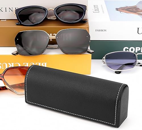 Miniatura 6 de Linkidea Hard Shell Sunglasses Case Compatible with Persol AviatorRectangle RayBan RectangularElliot SquareNew Wayfarer