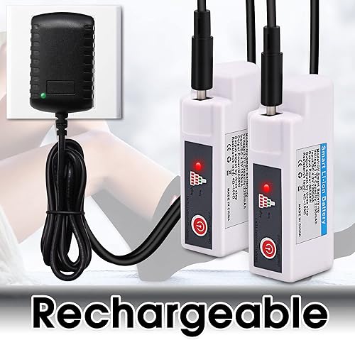 Miniatura 2 de Rabbitroom Calcetines calefactables eléctricos térmicos, calentador de pies, talla 6-12 de EE. UU