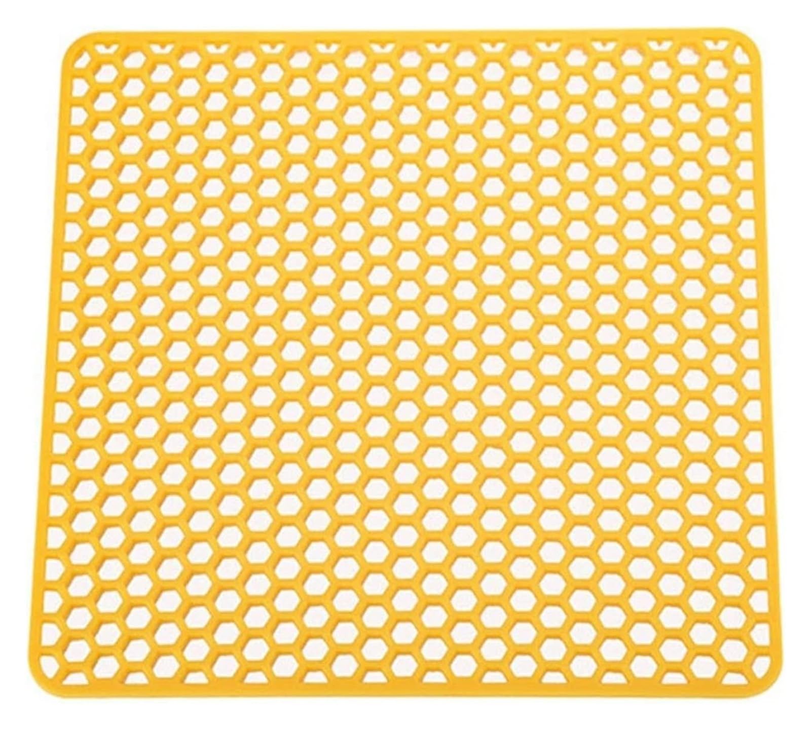 Protectores de Lavabo de Cocina de Silicona, Protector de Silicona for Fregadero, Alfombrilla for secar Platos, mostrador, 30,5x30,5x0,9cm