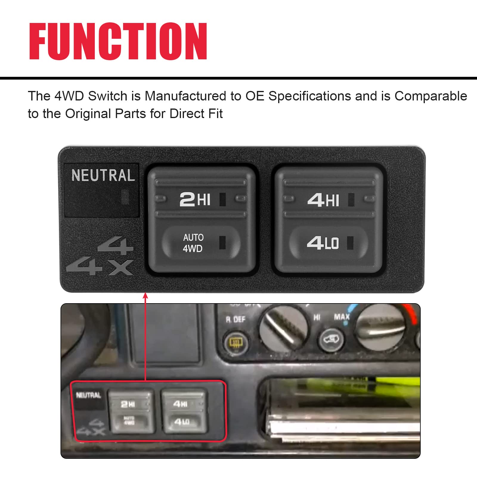 New Releases: The Best-selling New & Future Releases In Automotive Replacement Four Wheel Drive Switches - Foto 9