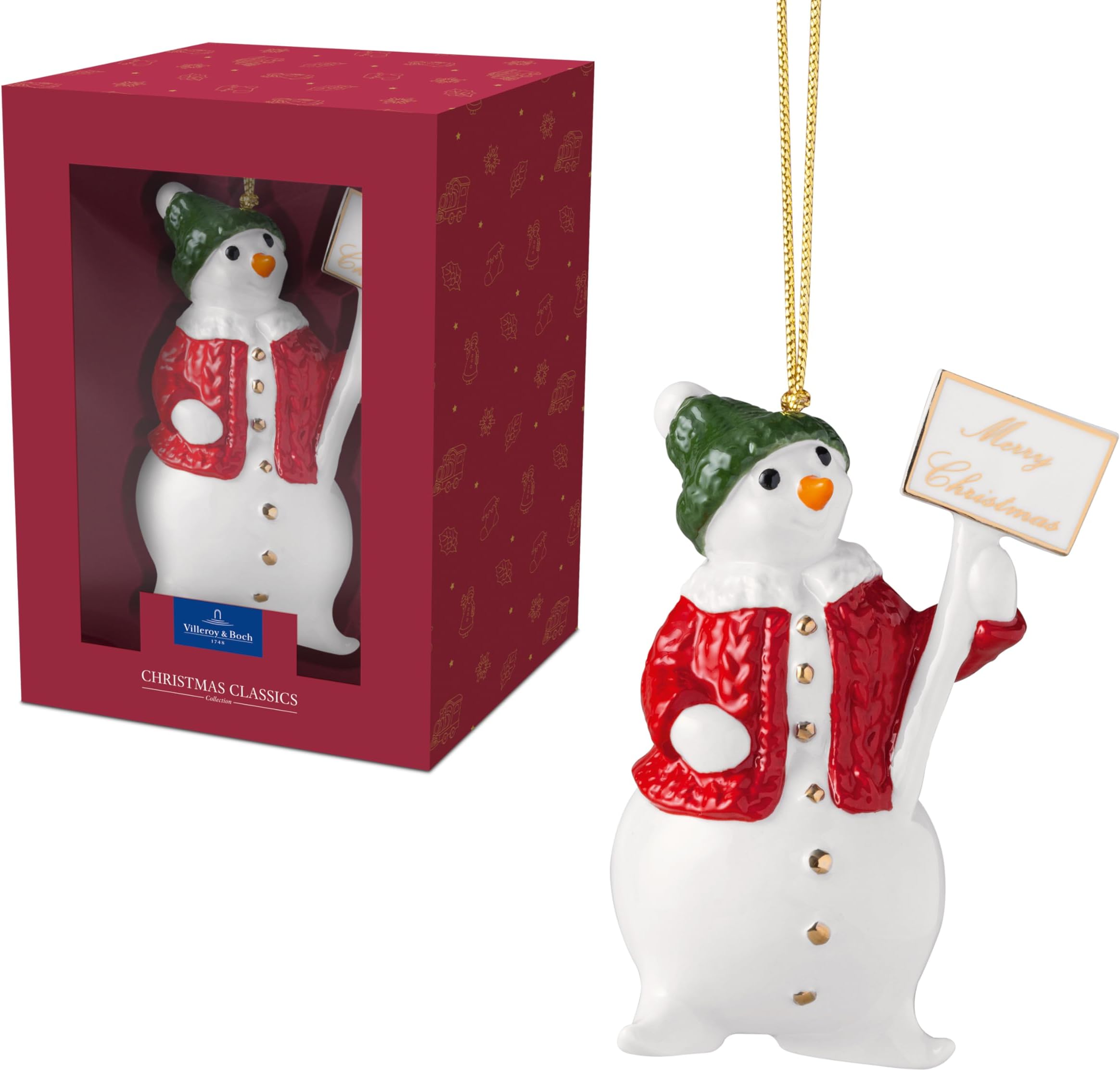 Annual Ornaments Snowman tree decoration 7 cm