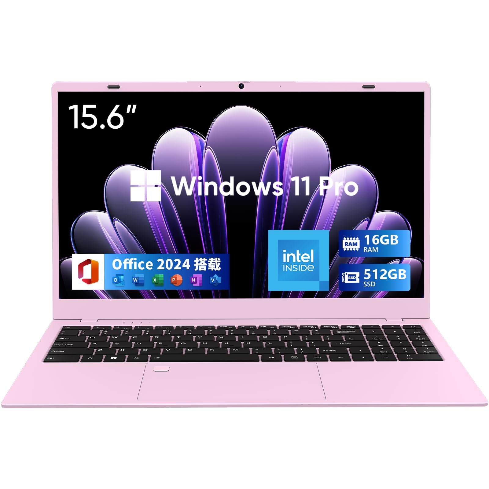 Amazon.co.jp: UOWAMOU Office 2024搭載 15.6型ノートパソコン N5095 