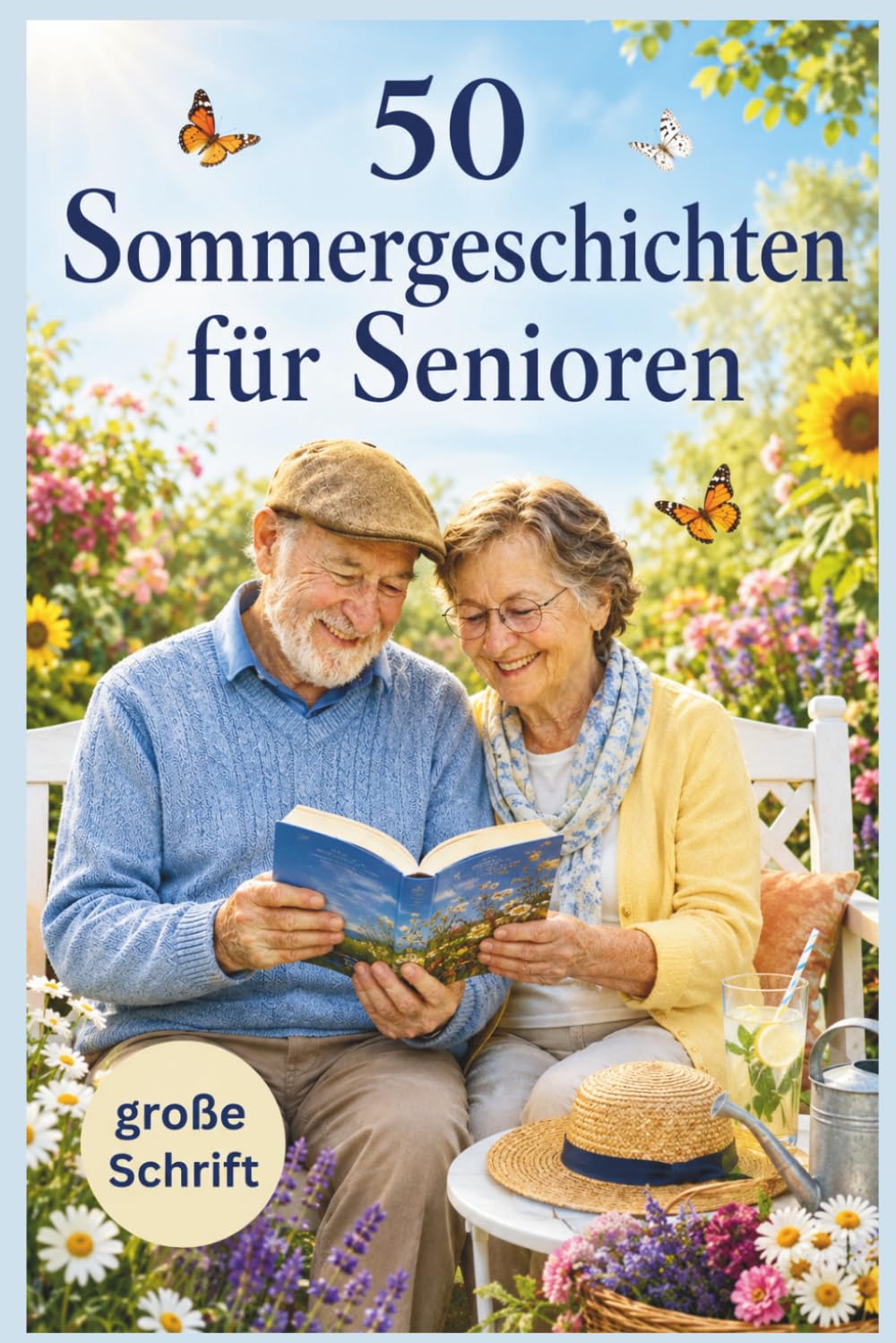 50 Sommer-Geschichten für Senioren: Heitere und berührende Kurzgeschichten in großer Schrift zum Vorlesen, Schenken und Genießen voller Sommerfreude