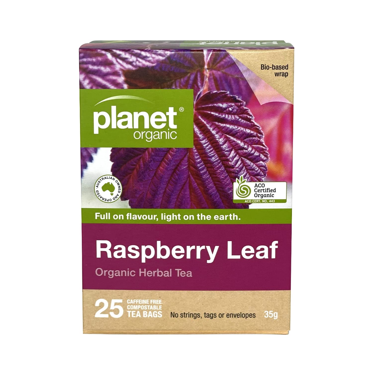 Planet Organic Raspberry Leaf 25 Tea Bags