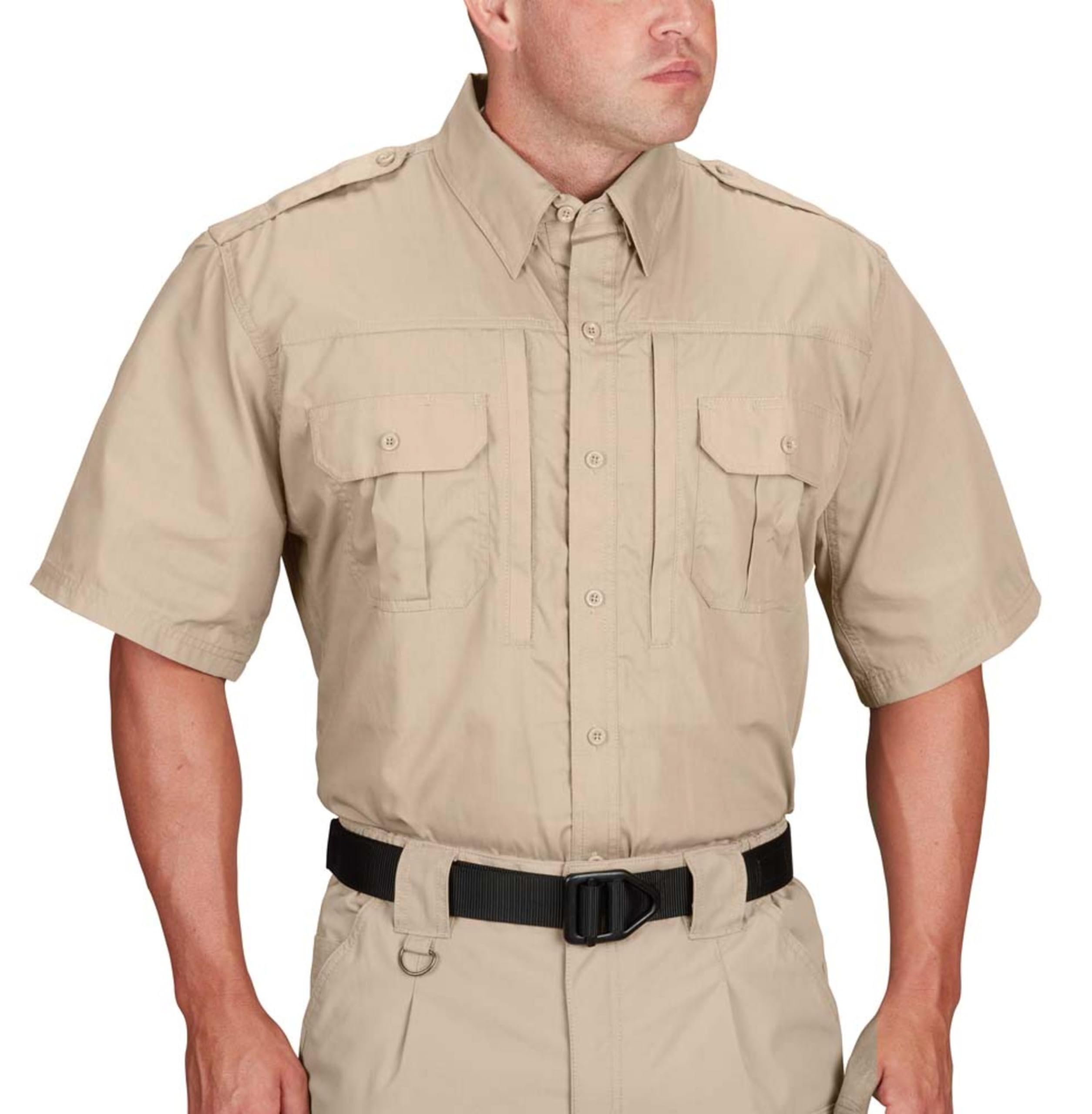 Propper Men's Short Sleeve Tactical Shirt - Khaki, 2X-Large