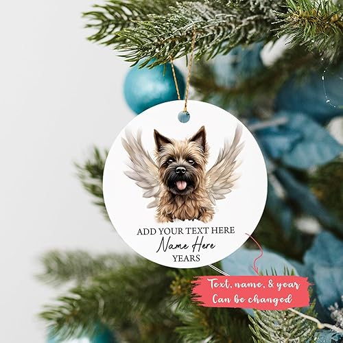 Vista 85 de Adorno conmemorativo personalizado de Bulldog Inglés – Alas de ángel, regalo de Navidad personalizado para perro, mamá y papá Adorno de Bulldog