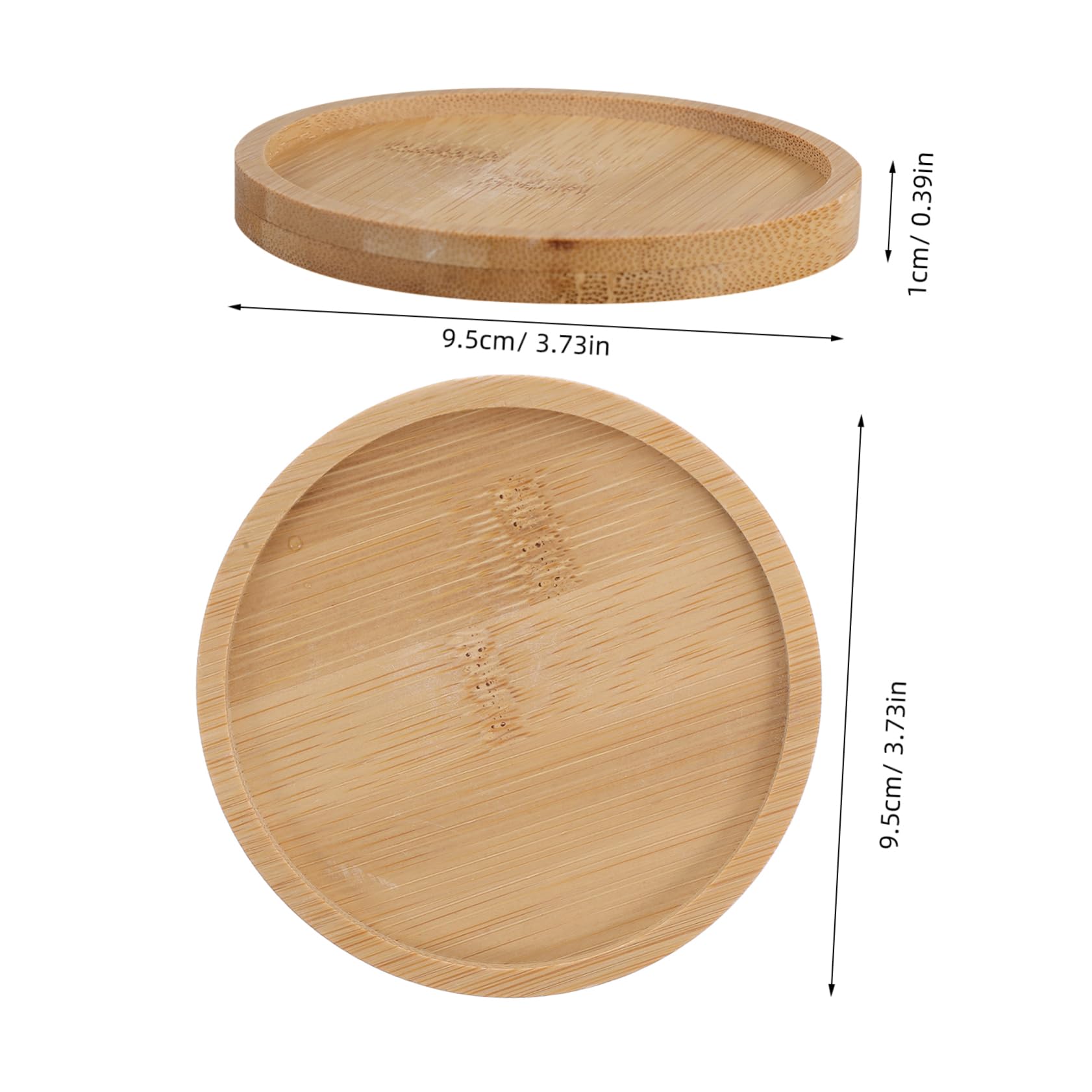 MAGICLULU DIY Coasters 4pcs Bamboo Mosaic Coasters Tea Ceremony Unfinished Drink Wood Mats Table Plate Mats
