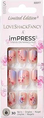 KISS LoveShackFancy x imPRESS Press-On Manicure Limited Edition, Style 