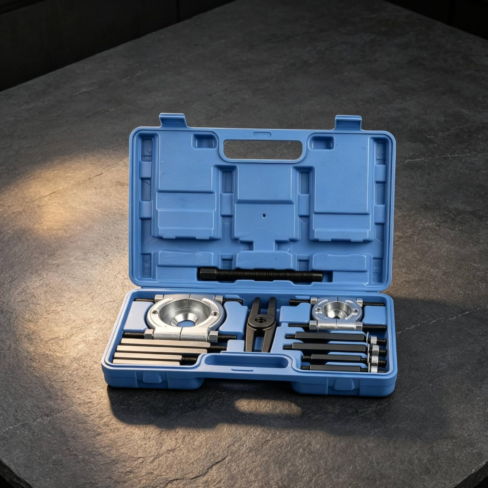 12 Pezzi Kit Estrattore Cuscinetti Robusto Estrattori Cuscinetti Completo Utensili per Meccanici