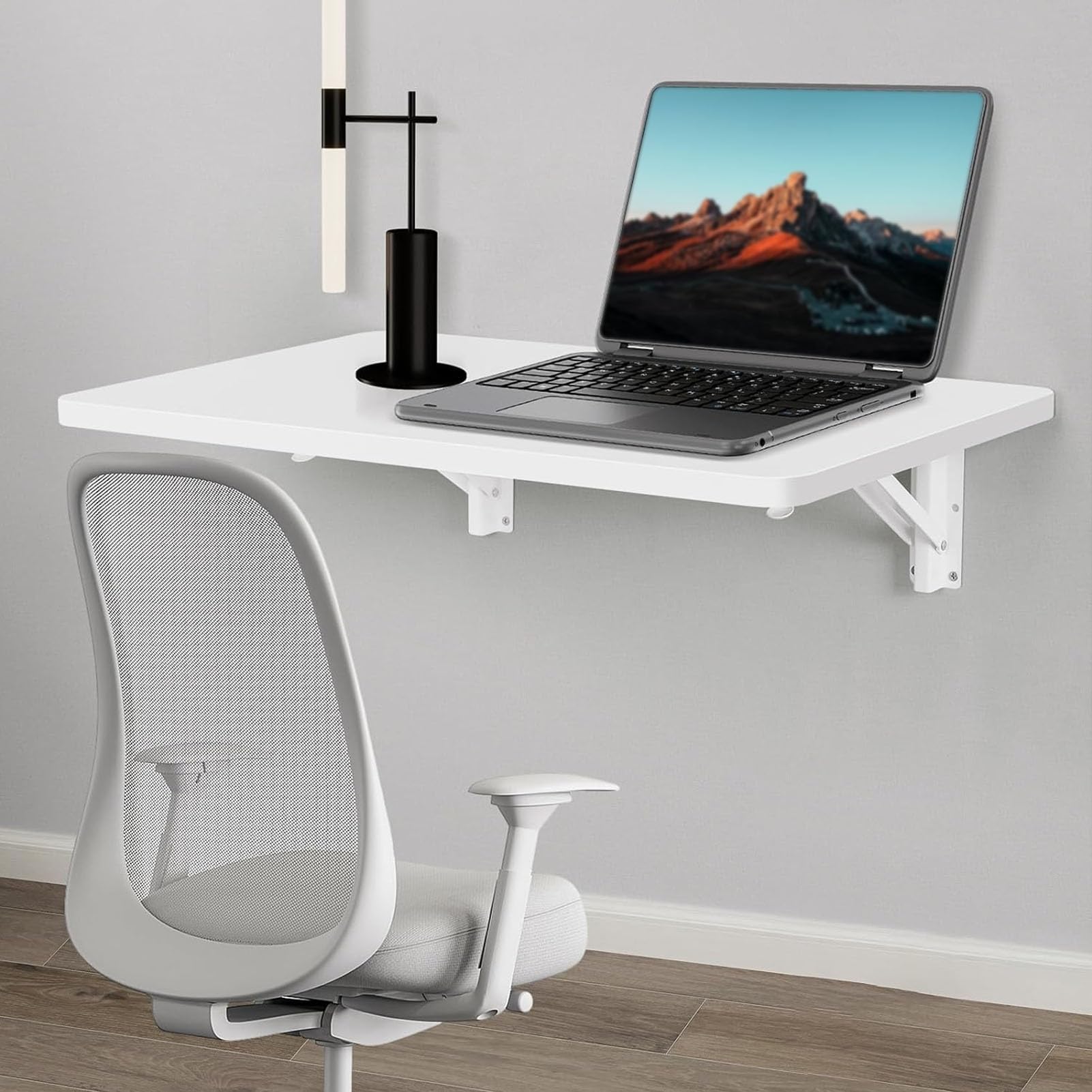 Table d'appoint murale avec abattant pour chambre et bureau moderne