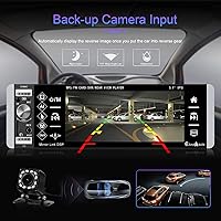 Vista 5 de Single Din Car Stereo Compatible Single Din Carplay Android Auto, 5.1 Inch METEESER Bluetooth Car Stereo with Backup Camera, 1 Din Touchscreen Radio
