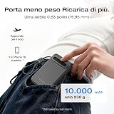 EcoFlow Rapid Mag Qi2.2 Magnetic Powerbank 10000mAh 25W with USB C Cable 36W, Qi2.2 Certified External Battery Magnetic Wireless Power Bank Fast Charger for iPhone 17/16/15 Pro Max Black - 4
