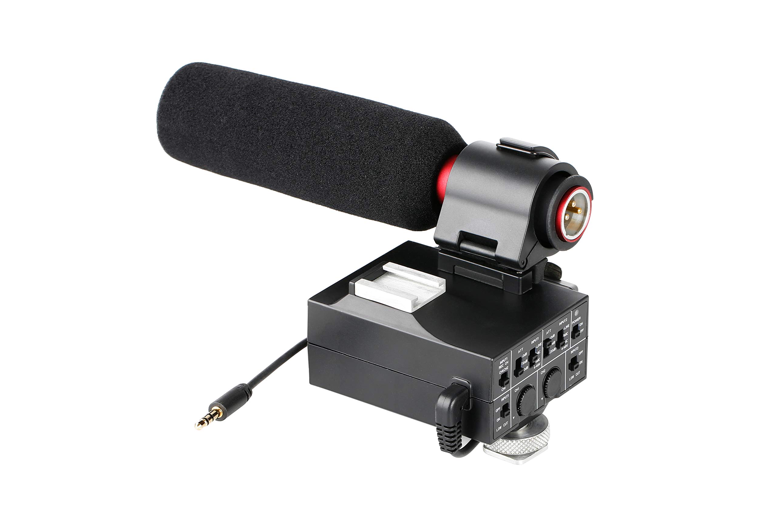 Saramonic mixmic Adaptador de Audio y micrófono Kit - Negro