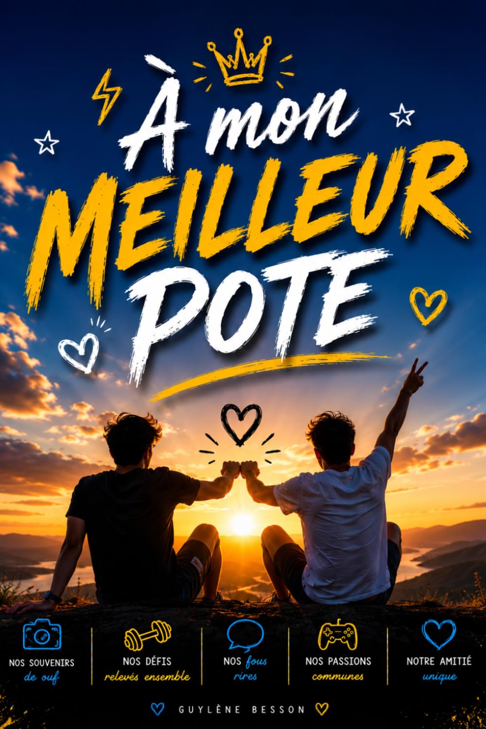 À mon meilleur pote: Livre à remplir pour mon meilleur ami : Le carnet de souvenirs personnalisé et humoristique à compléter pour célébrer notre amitié, nos dossiers cultes et notre fraternité.