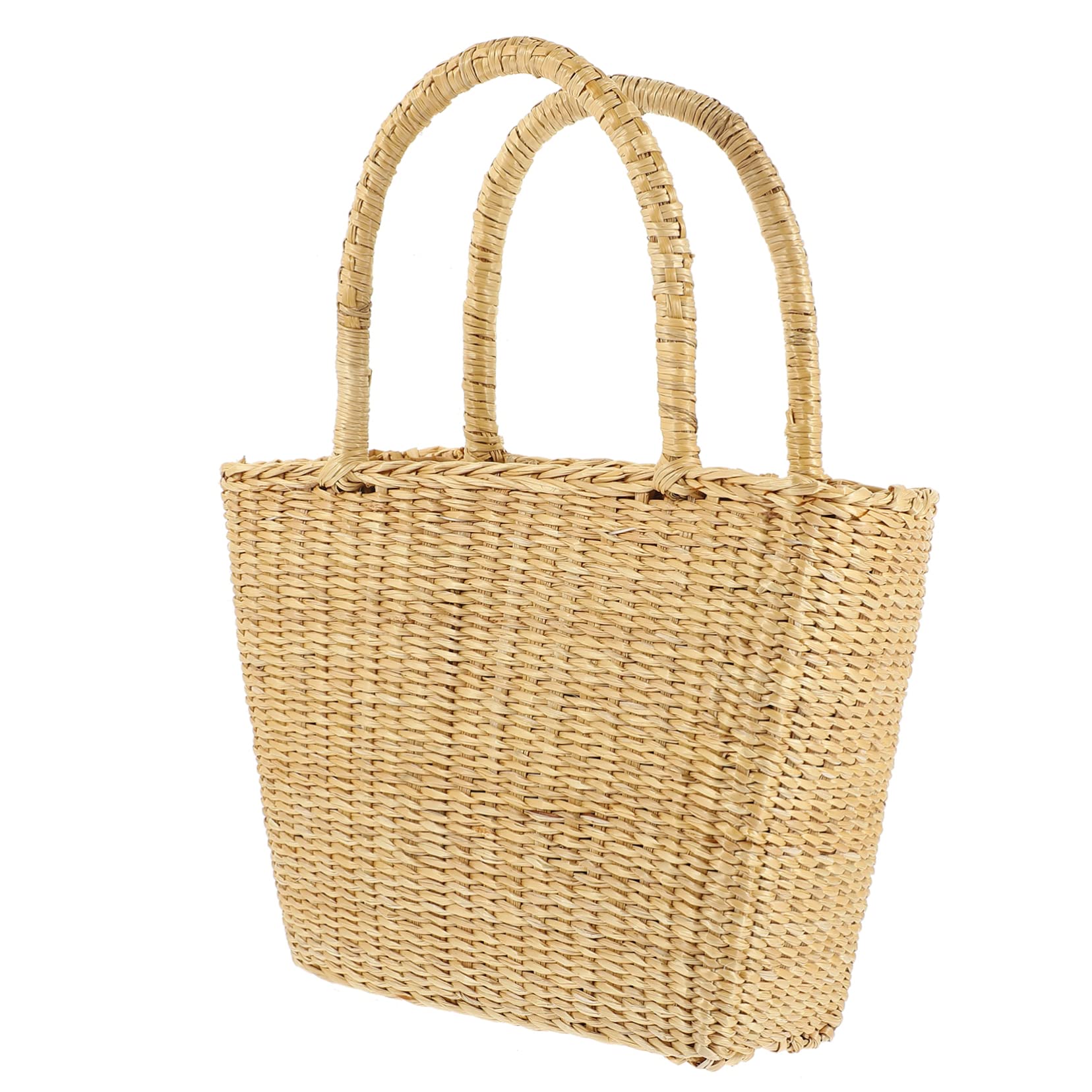 LIFKOME 2pièces De Plage Tissé Main Cabas Pour Voyage Style Pastoral Et Pratique
