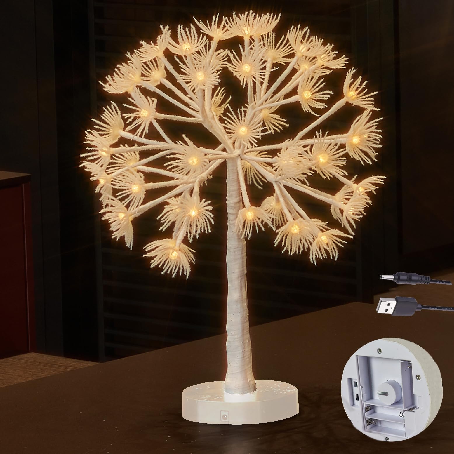 Hairui Lighted Tabletop Tree