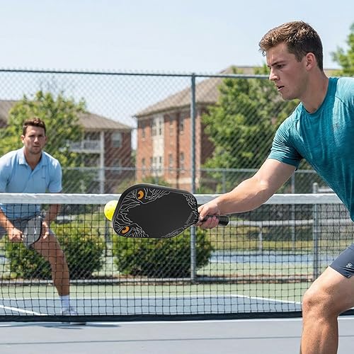 Miniatura 7 de Juego de palas de pickleball aprobadas por USAPA, juego de pickleball de fibra de carbono con raqueta de pickleball y cintas de agarre, pala ligera