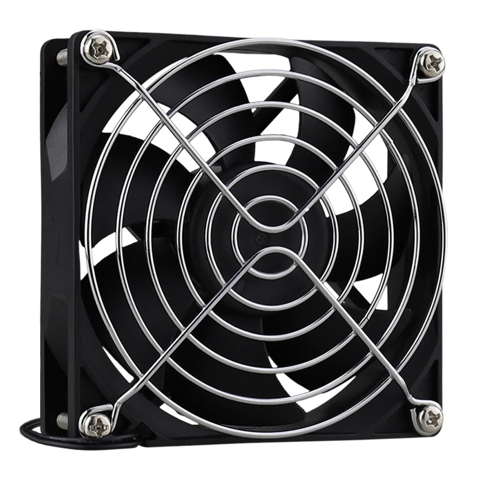JJKKOZVQF 1 Piece 110V 120V 220V 240V 80mm 90mm 120mm Cooler Fan 80x80x25mm 8cm 2-Line Electric Axial Computer Case Cooler(EC Blower 12032)
