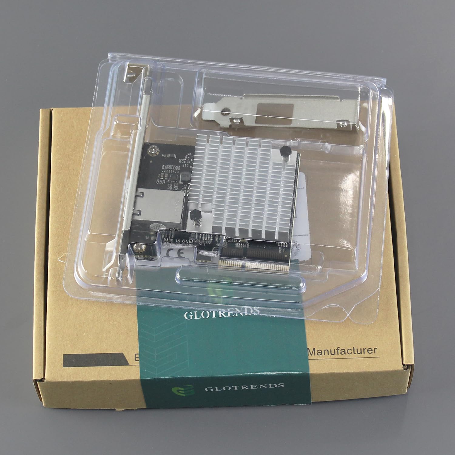 GLOTRENDS ST7357 Carte réseau 10Gb RJ45 avec contrôleur Marvell AQC107