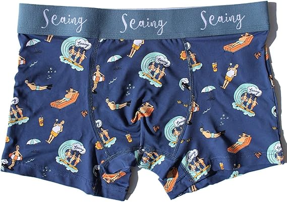 Amazon Seaing シーング ボクサーパンツ ブリーフ ナイロン 誕生日 プレゼント ギフト ラッピング 無料 彼氏 父 男性 速乾 父の日 Anapau アナパウ姉妹ブランド 下着 メンズ レディース ボクサー 通販