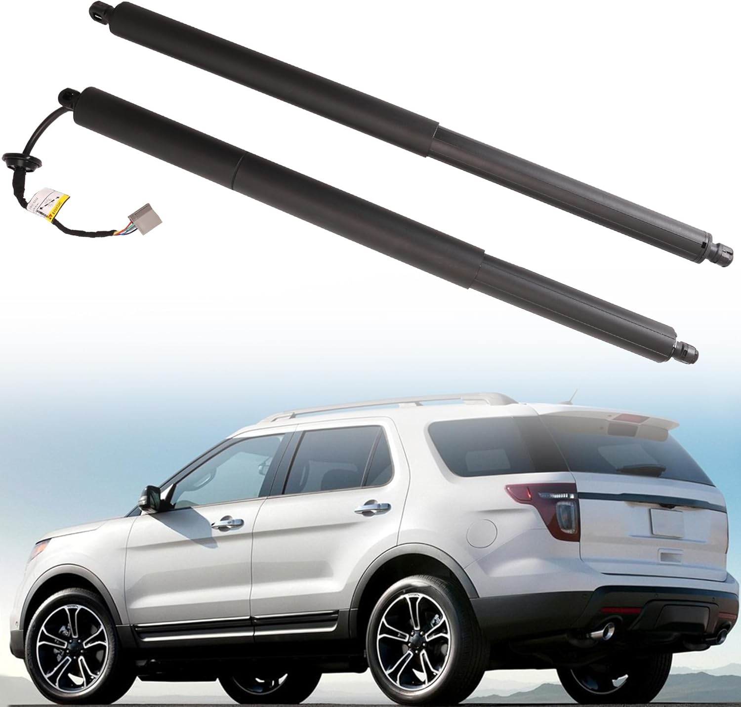 1 Pair Electric Tailgate Power Lift Support Shock Struts, Compatible with Ford Explorer 2011-2015, Rear Left and Right Trunk Liftgate Lift Support Strut# BB5Z-14B351-A BB5Z-78406A10-B